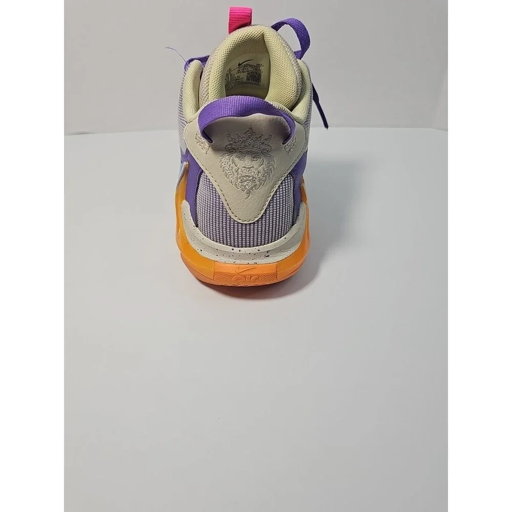 NIKE LEBRON WITNESS 7 SHOES SIZE 5Y YOUTH‎ GRAPE ORANGE
